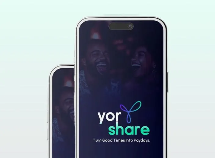 Yor Share website design preview